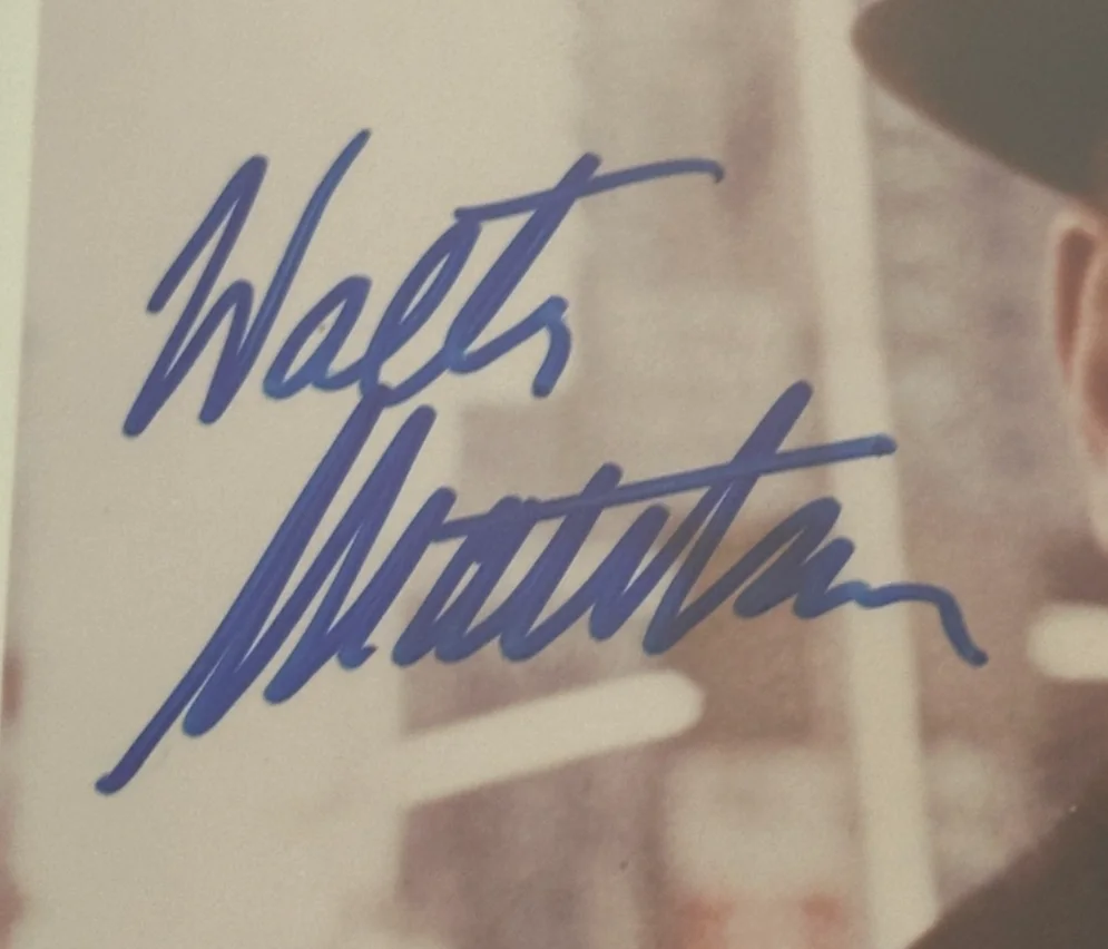 WALTER MATTHAU — WALTER MATTHAU Signed 8 X 10 PHOTO Beckett Encapsulated, изображение 2