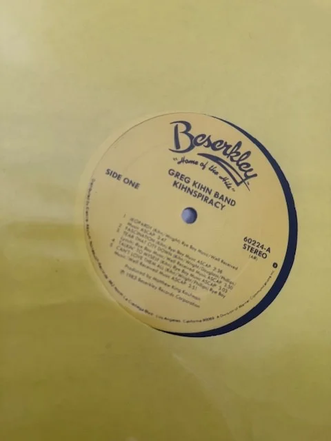 The Greg Kihn Band : fully signed Khinspiracy autographed LP vinyl ( Jeopardy ), изображение 3