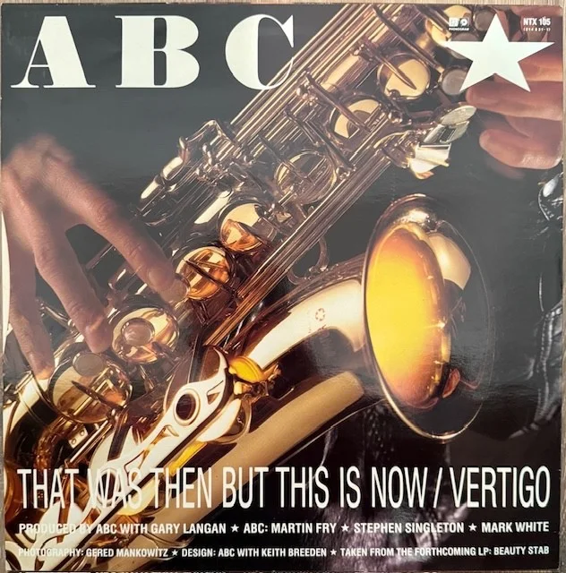 ABC : fully signed That Was Then autographed 12" vinyl ( Lp Beauty Stab ), image 2