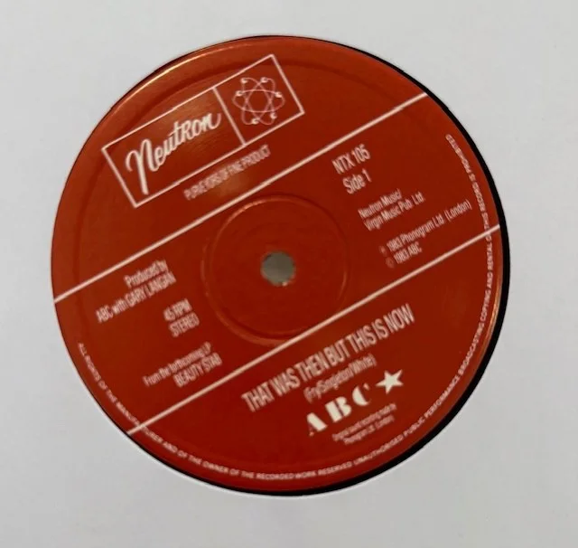ABC : fully signed That Was Then autographed 12" vinyl ( Lp Beauty Stab ), image 3