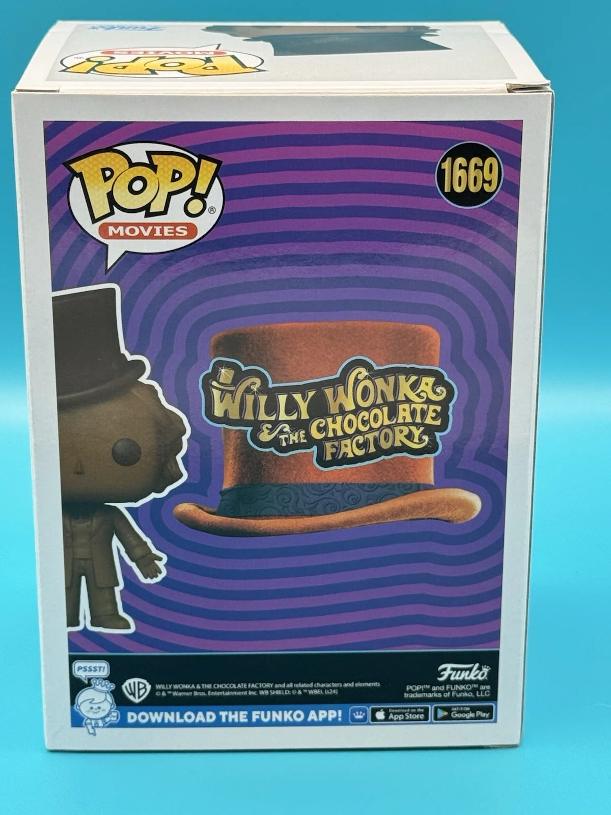 Quad Signed Willy Wonka From The Chocolate Factory Funko Pop With OCC COA, изображение 5