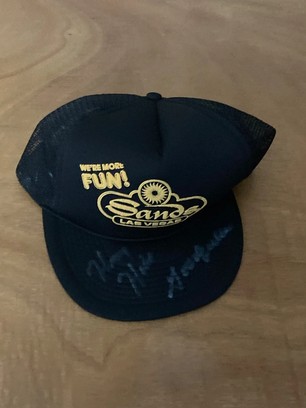 3 HENRY HILL GOODFELLAS AUTOGRAPHED SIGNED SANDS CASINO HAT 2 FITZGERALDS HATS, image 2