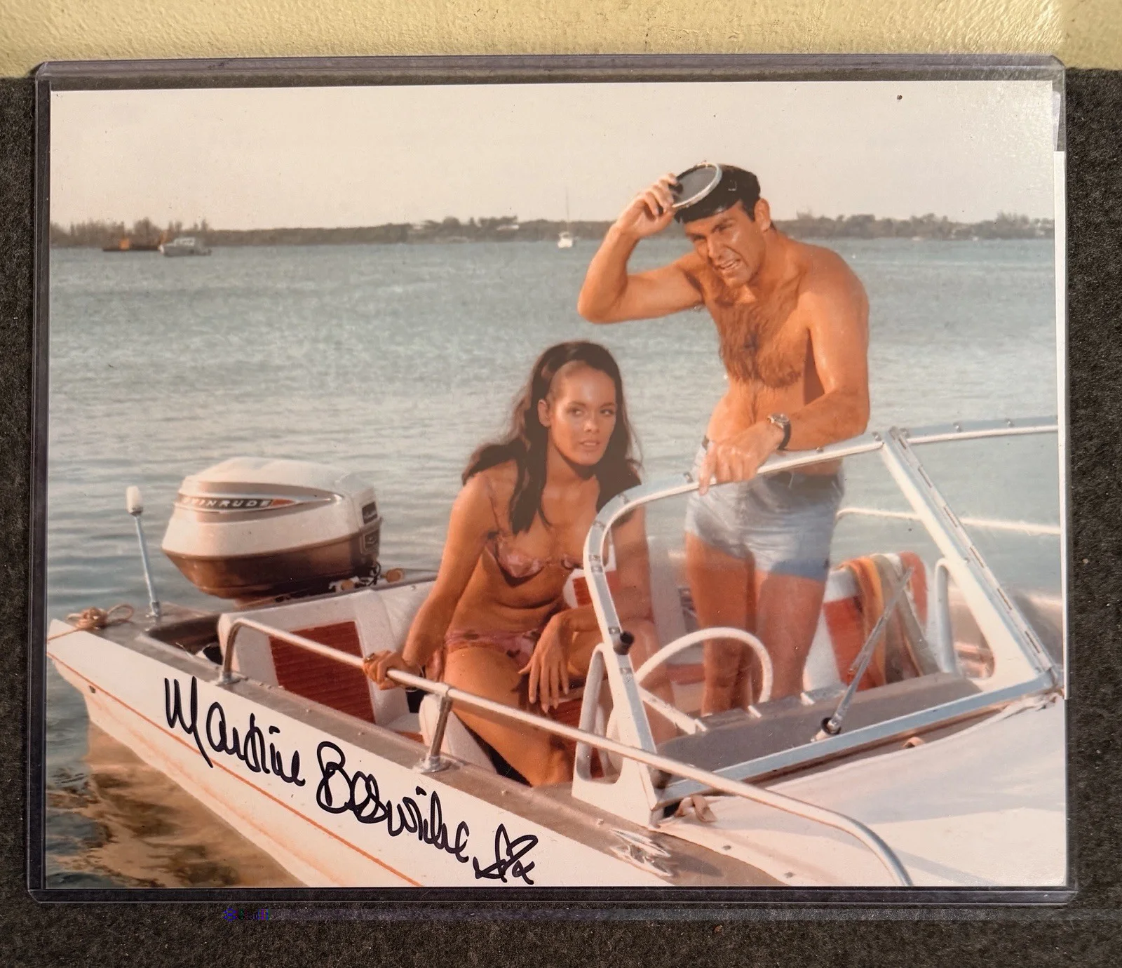 Martine Beswick — MARTINE BESWICK in THUNDERBALL signed 8x10 photo w. COA