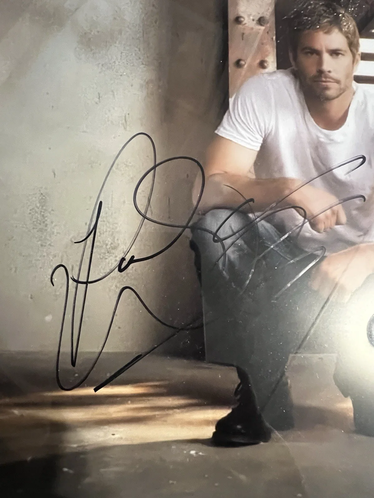 Paul Walker Autographed Photo With C O A, image 2