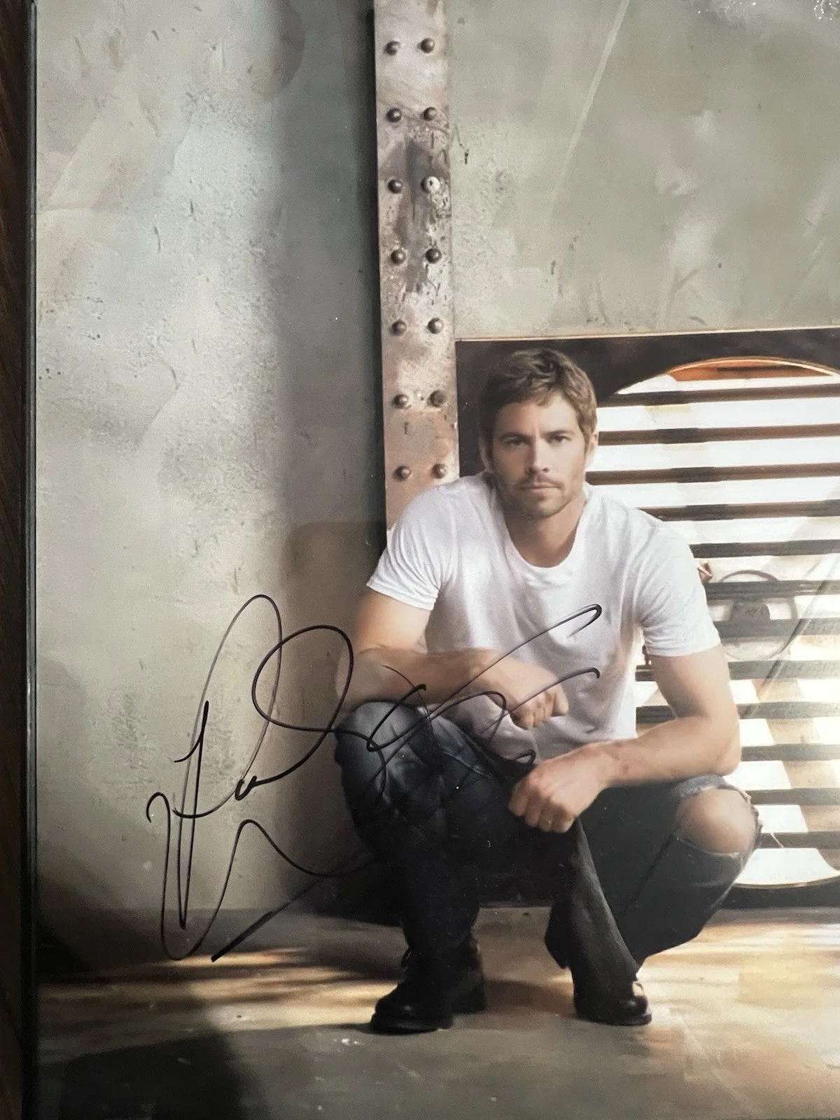 Paul Walker Autographed Photo With C O A, image 4