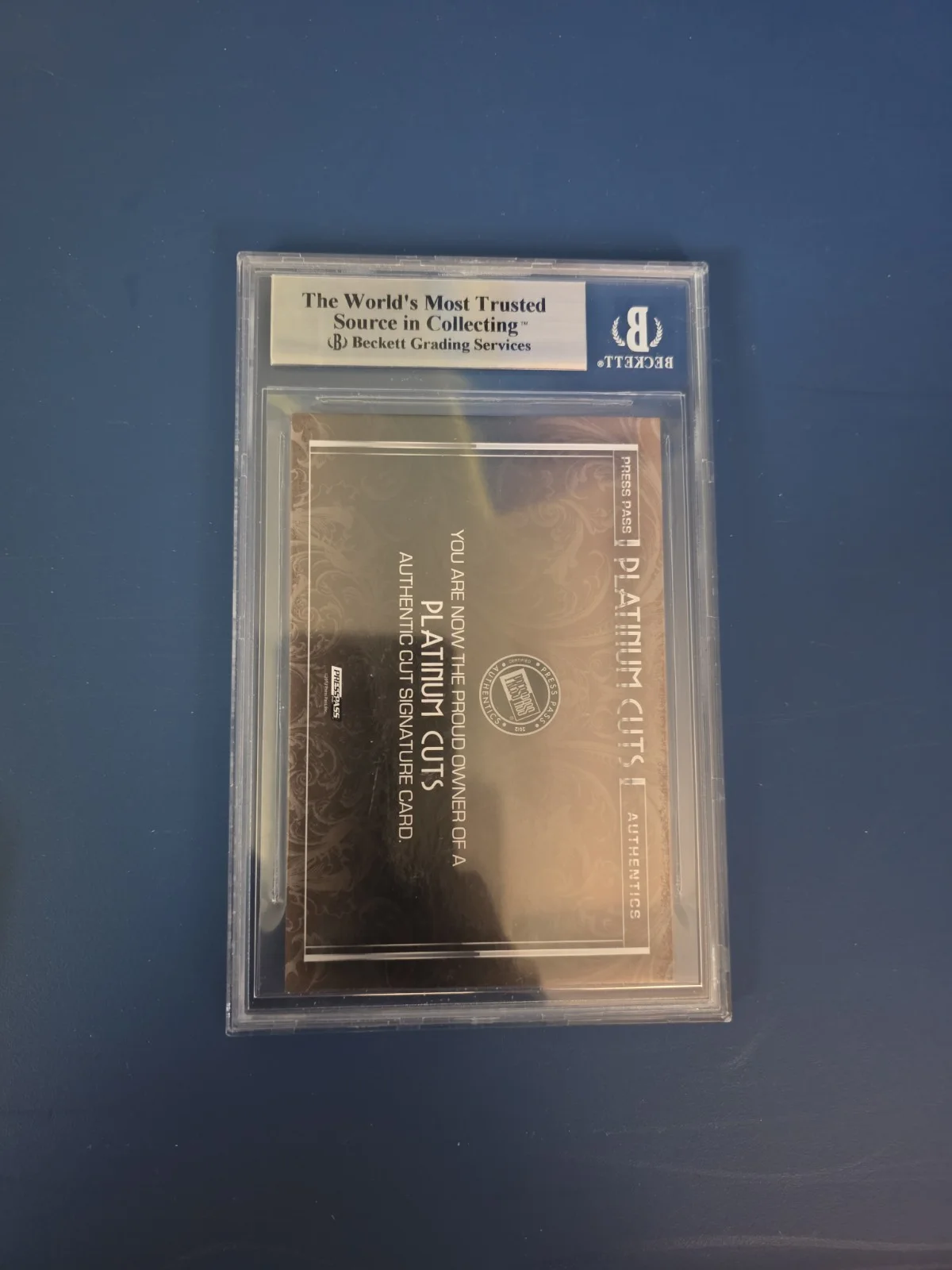 Fred Macmurray — Fred MacMurray Press Proof Platinum Cuts Authenticed by Beckett 1/1, image 4