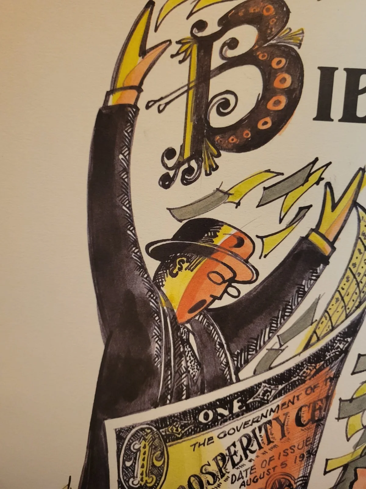 1984 Banff Theatre Poster + Signed Set Designs | Bible Bill & the Funny Money..., изображение 4