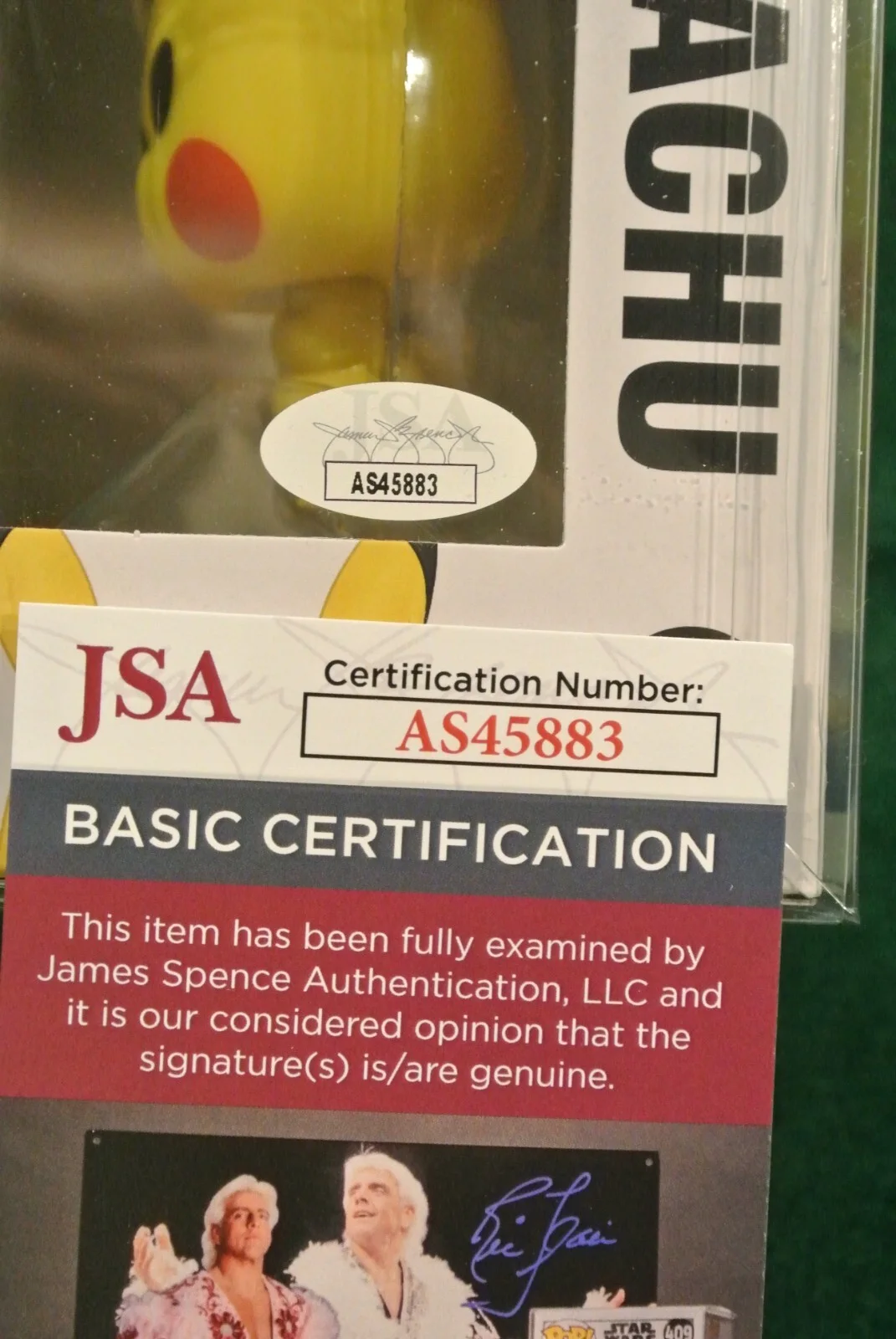 Steve Aoki — STEVE AOKI SIGNED PIKACHU POKÉMON FUNKO POP 598 JSA COA, image 4