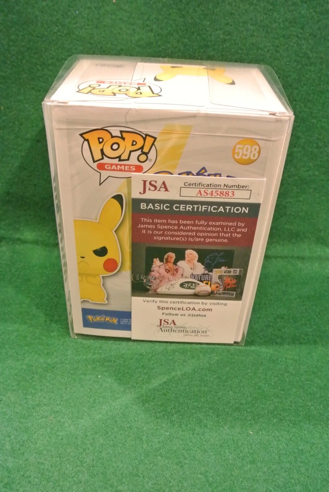 Steve Aoki — STEVE AOKI SIGNED PIKACHU POKÉMON FUNKO POP 598 JSA COA, image 5
