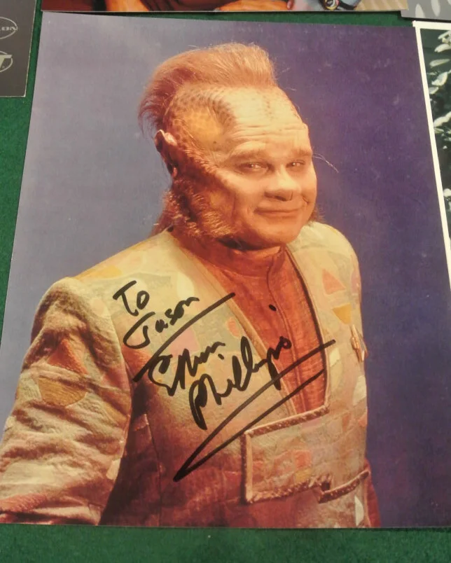 Lot of 5 Autographed photos Star Trek - Shimerman Trinneer Phillips Hardin Furst, изображение 5