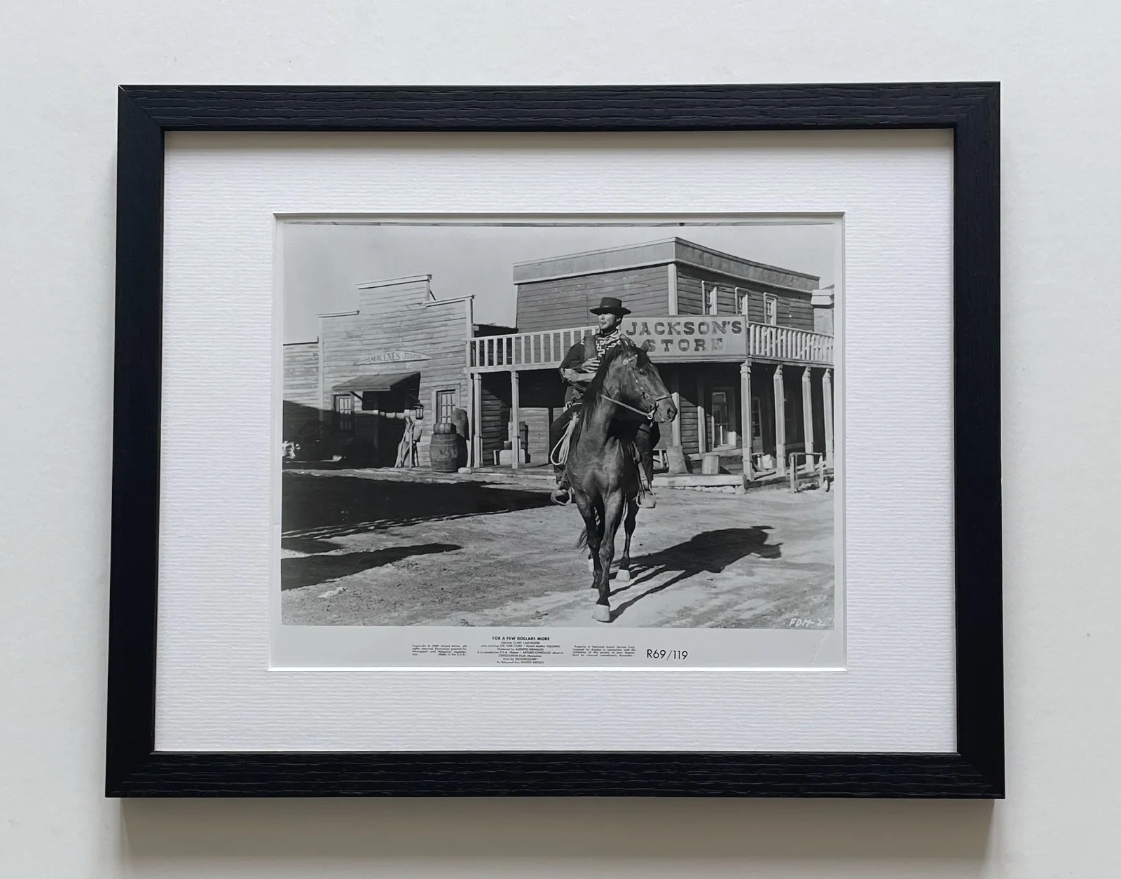 For A Few Dollars More Original 8X10 Inch B&W Press Publicity Still: Framed, изображение 2