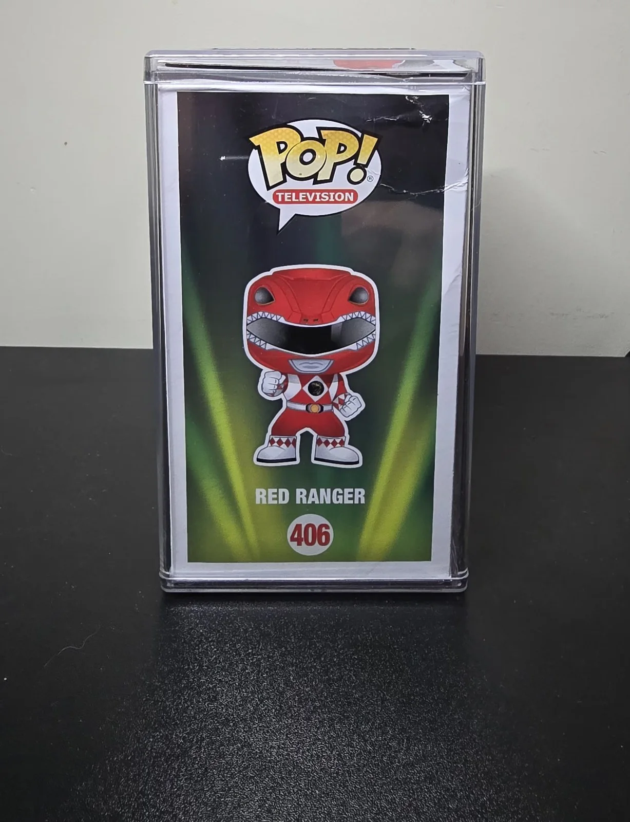 Funko Pop Red Ranger Mighty Morphin Power Rangers Signed Autographed Figure, image 4