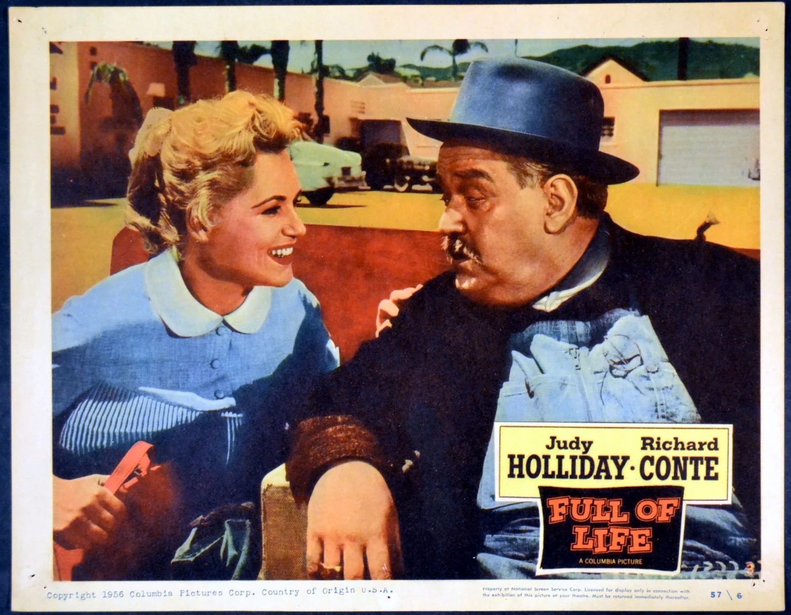 FULL OF LIFE 1957 Judy Holliday, Richard Conte 5 LOBBY CARDS, изображение 2