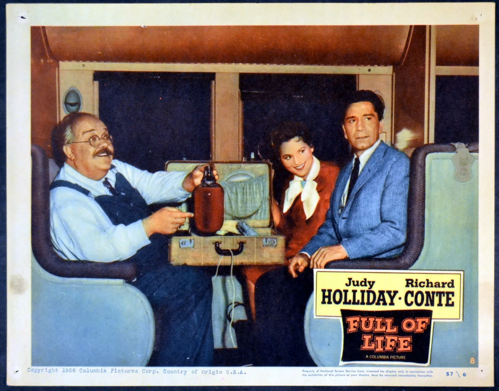 FULL OF LIFE 1957 Judy Holliday, Richard Conte 5 LOBBY CARDS, изображение 5