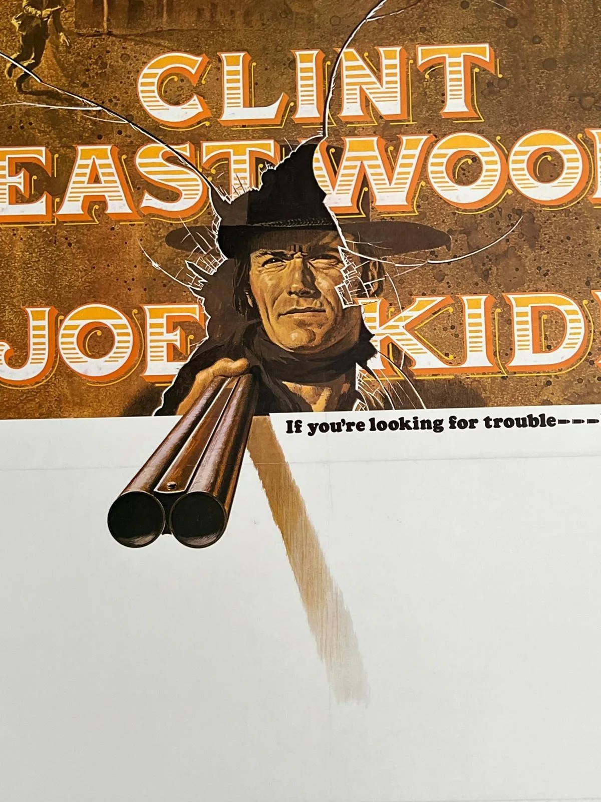Joe Kidd US One Sheet 1972 Original LINEN BACKED Film Poster 27x41", image 3
