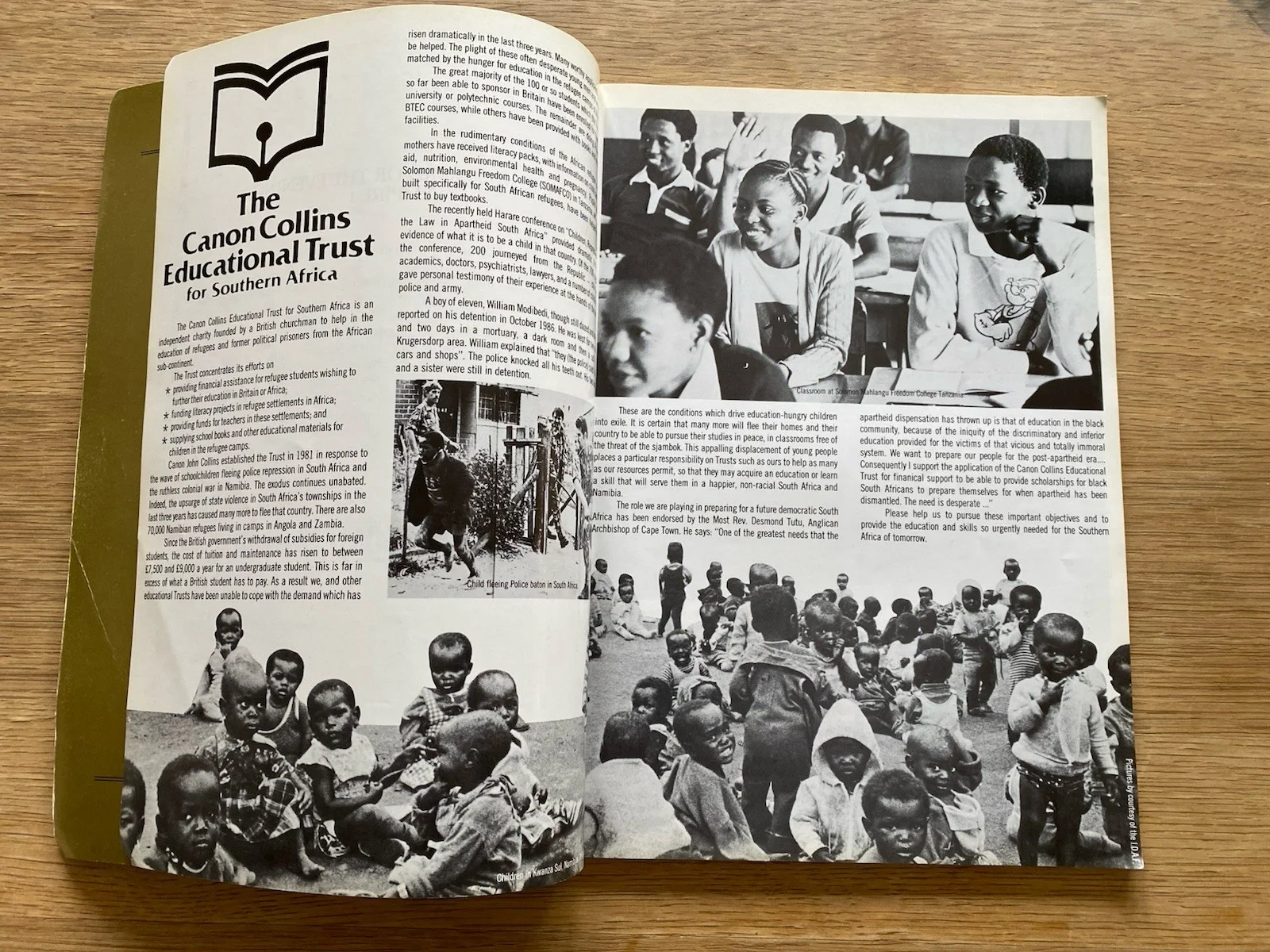 CRY FREEDOM - EUROPEAN CHARITY PREMIERE BROCHURE EMPIRE LEICESTER SQ 26/11/87, изображение 3