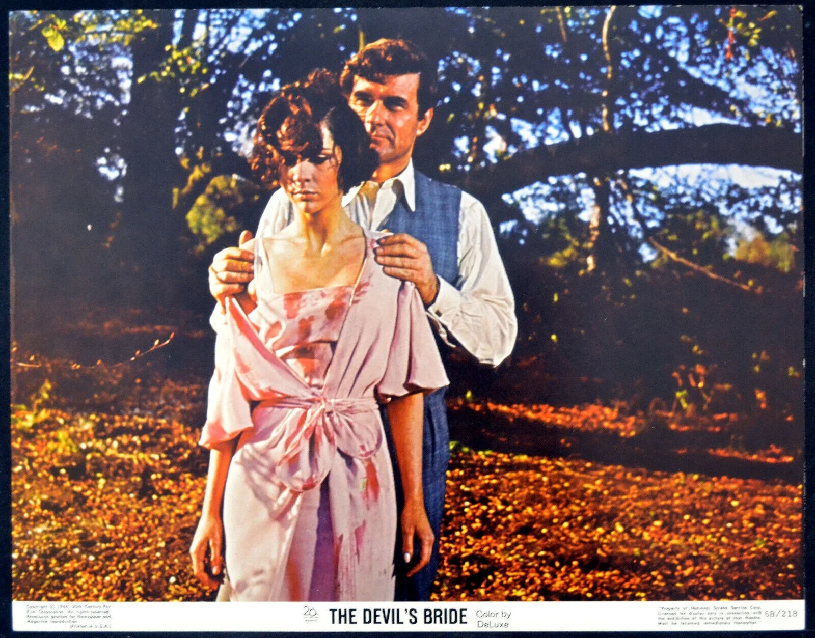 DEVIL RIDES OUT 1968 Christopher Lee, Charles Gray 2 LOBBY CARDS, image 2