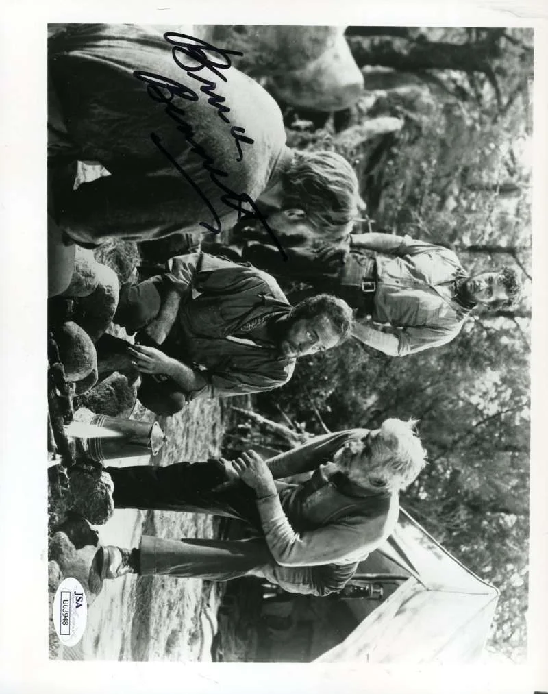 BRUCE BENNETT — Bruce Bennett Jsa Coa Hand Signed 8x10 Photo Autograph Authenticated