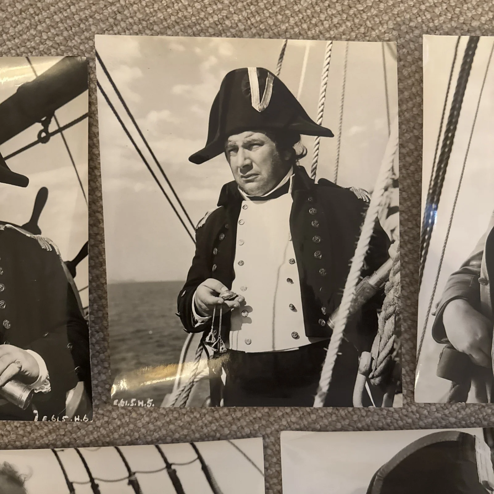 BILLY BUDD STILLS X 5 - Peter Ustinov, Robert Ryan & Terence Stamp - Candid, image 4