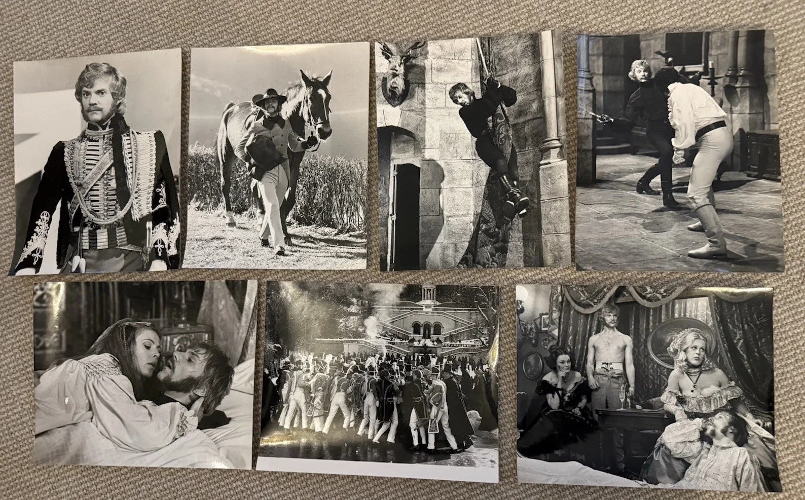 ROYAL FLUSH 1975 Original Film Stills - Malcolm McDowall & Britt Ekland 7 Stills, изображение 2