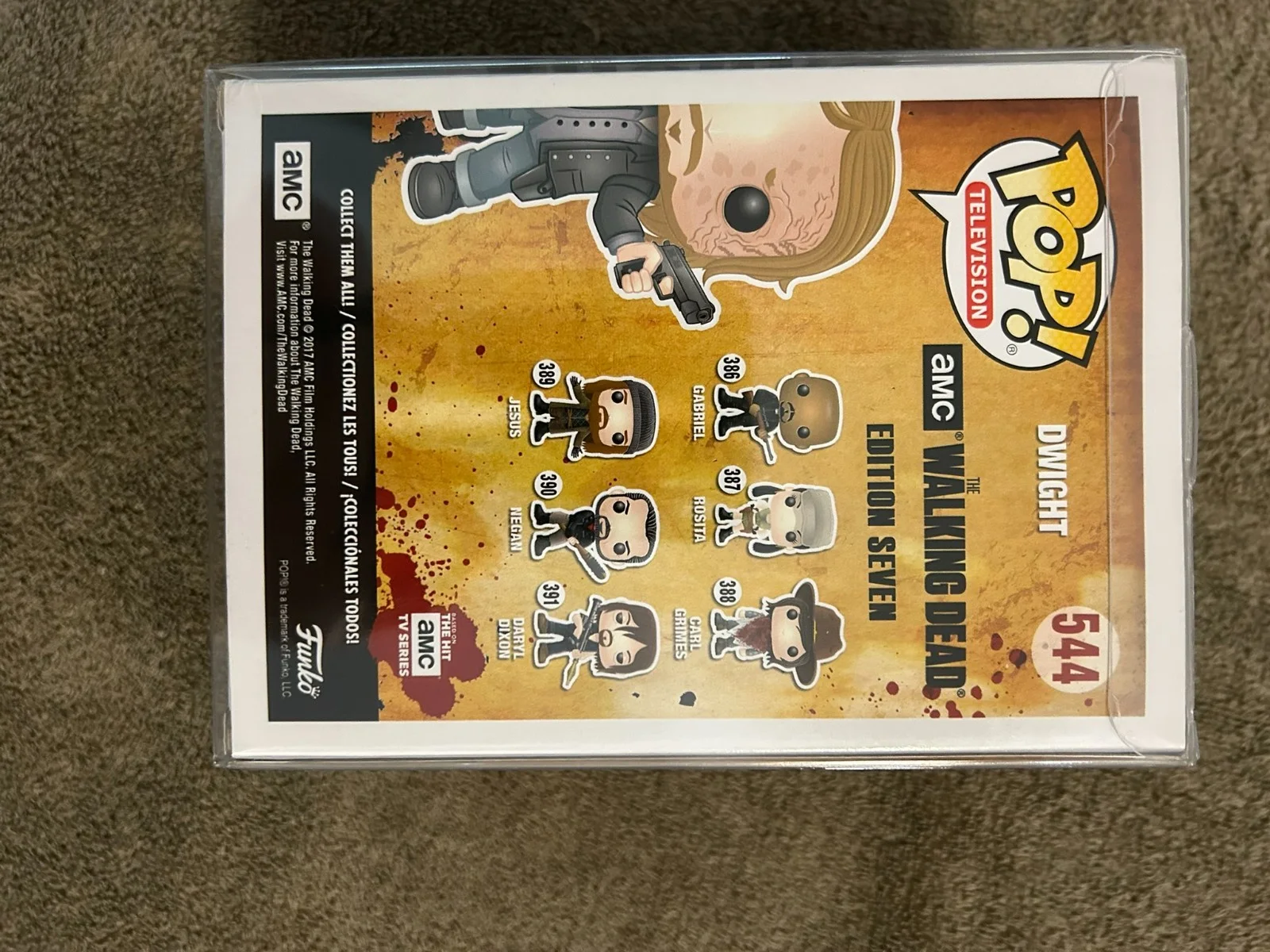 Austin Amelio — AUSTIN AMELIO SIGNED AUTOGRAPH DWIGHT THE WALKING DEAD FUNKO POP 544, изображение 4