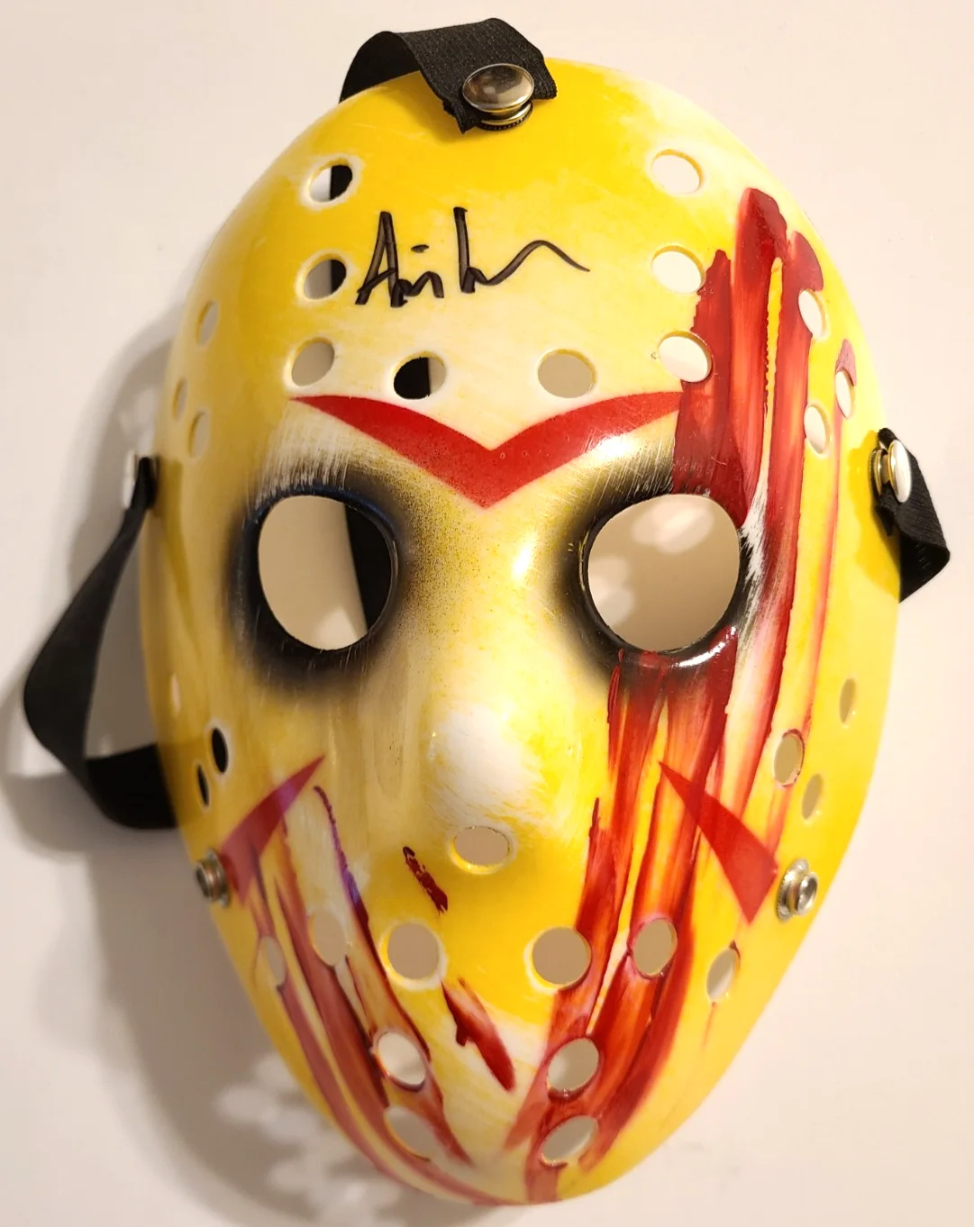 Arl Lehman — Friday the 13th Jason Voorhees Mask Signed by Ari Lehman, Bam Box