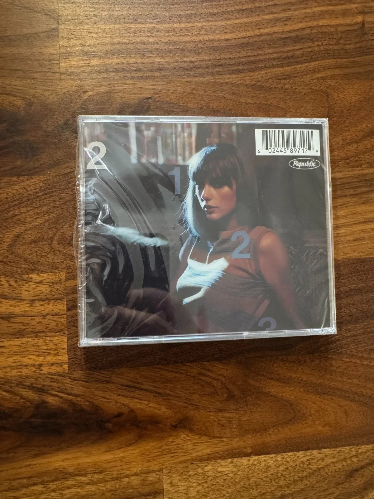 NEW SEALED Hand Signed Sealed Midnights Taylor Swift Moonstone Blue CD Autograph, image 2