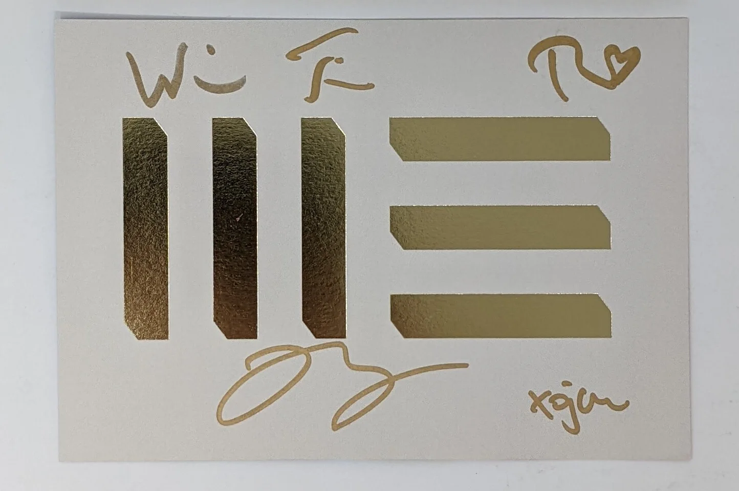 Arcade Fire With We CD With Signed Art Card 2022 Full Band Autographed, image 2