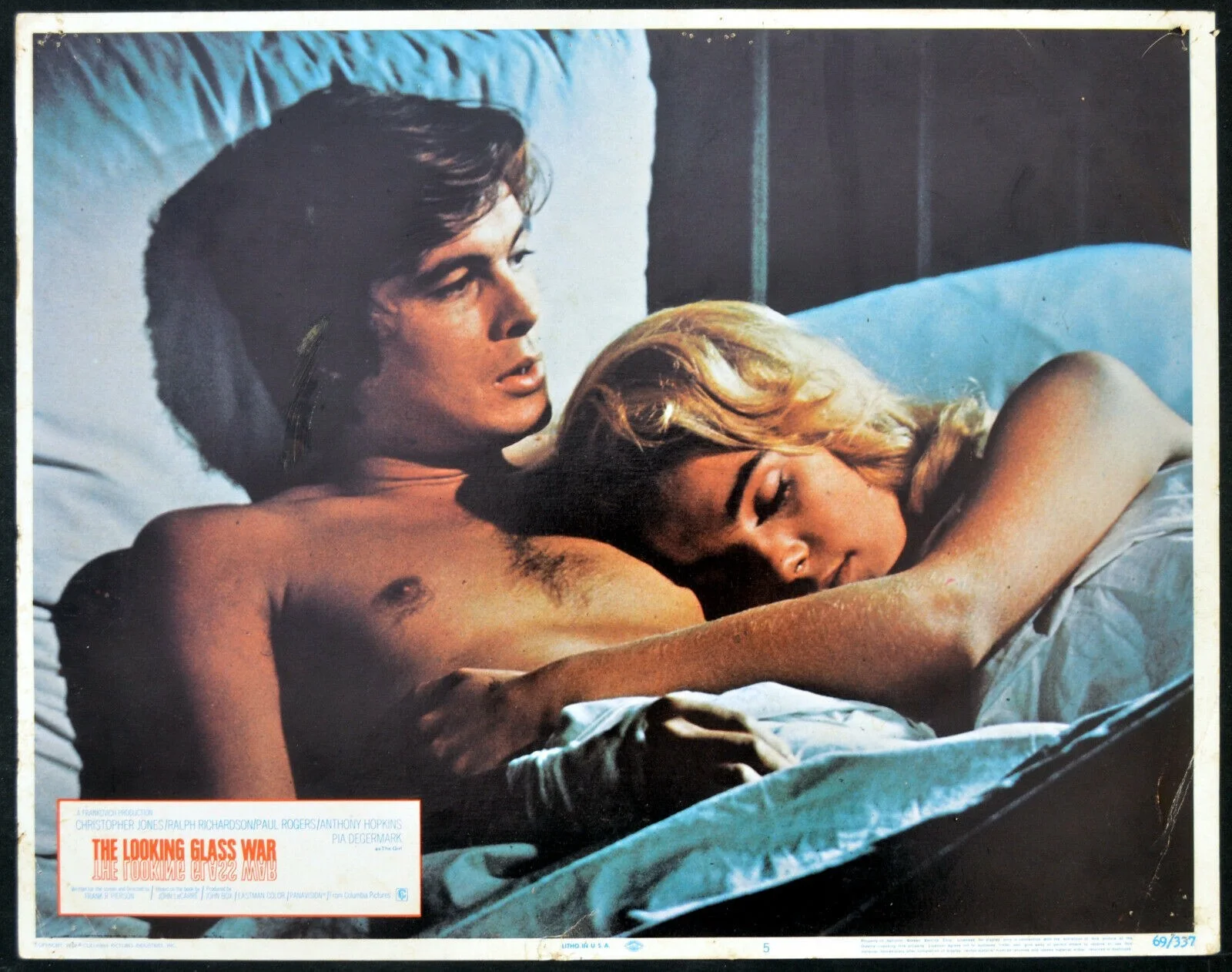LOOKING GLASS WAR 1969 Christopher Jones, Pia Degermark 2 LOBBY CARDS, image 2