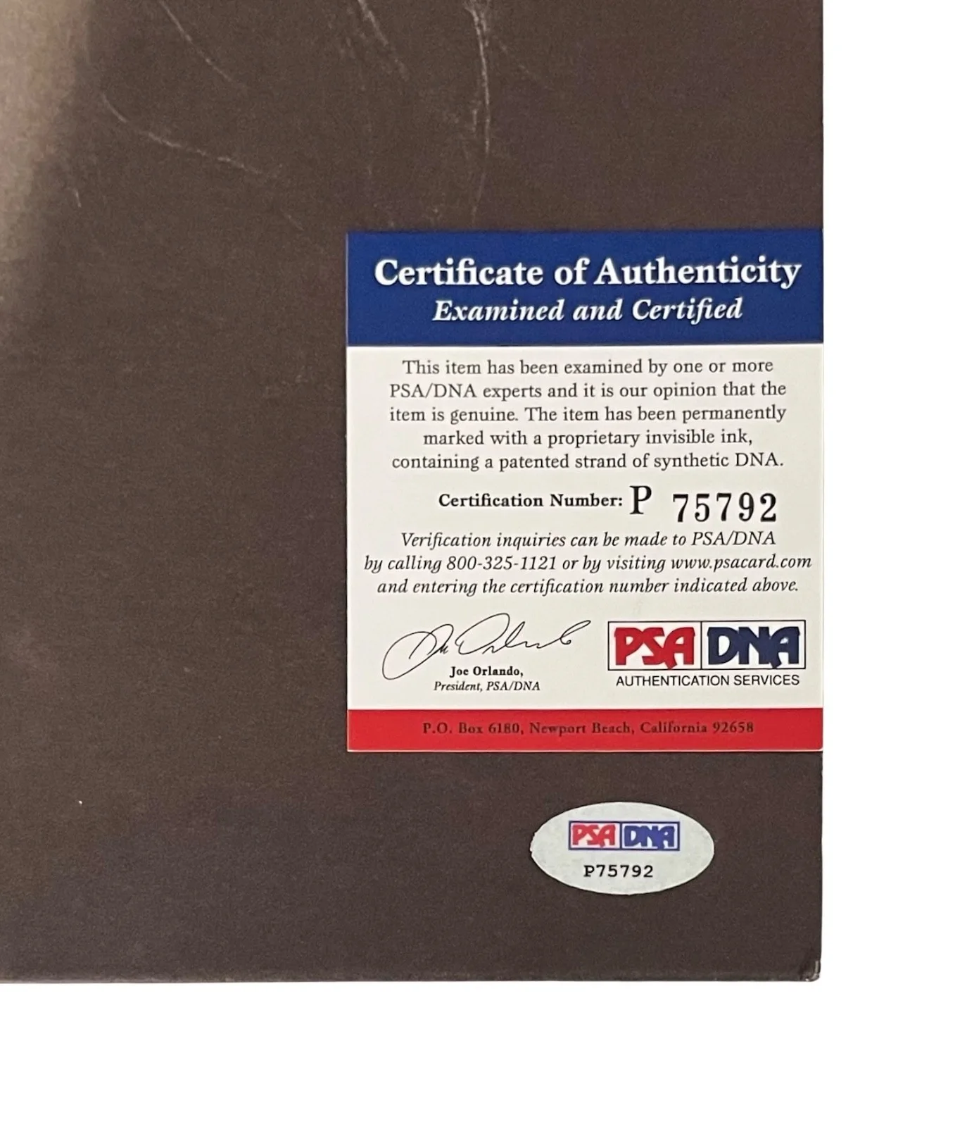 BILLY JOEL SIGNED PIANO MAN VINYL RECORD PSA COA P75792, image 3