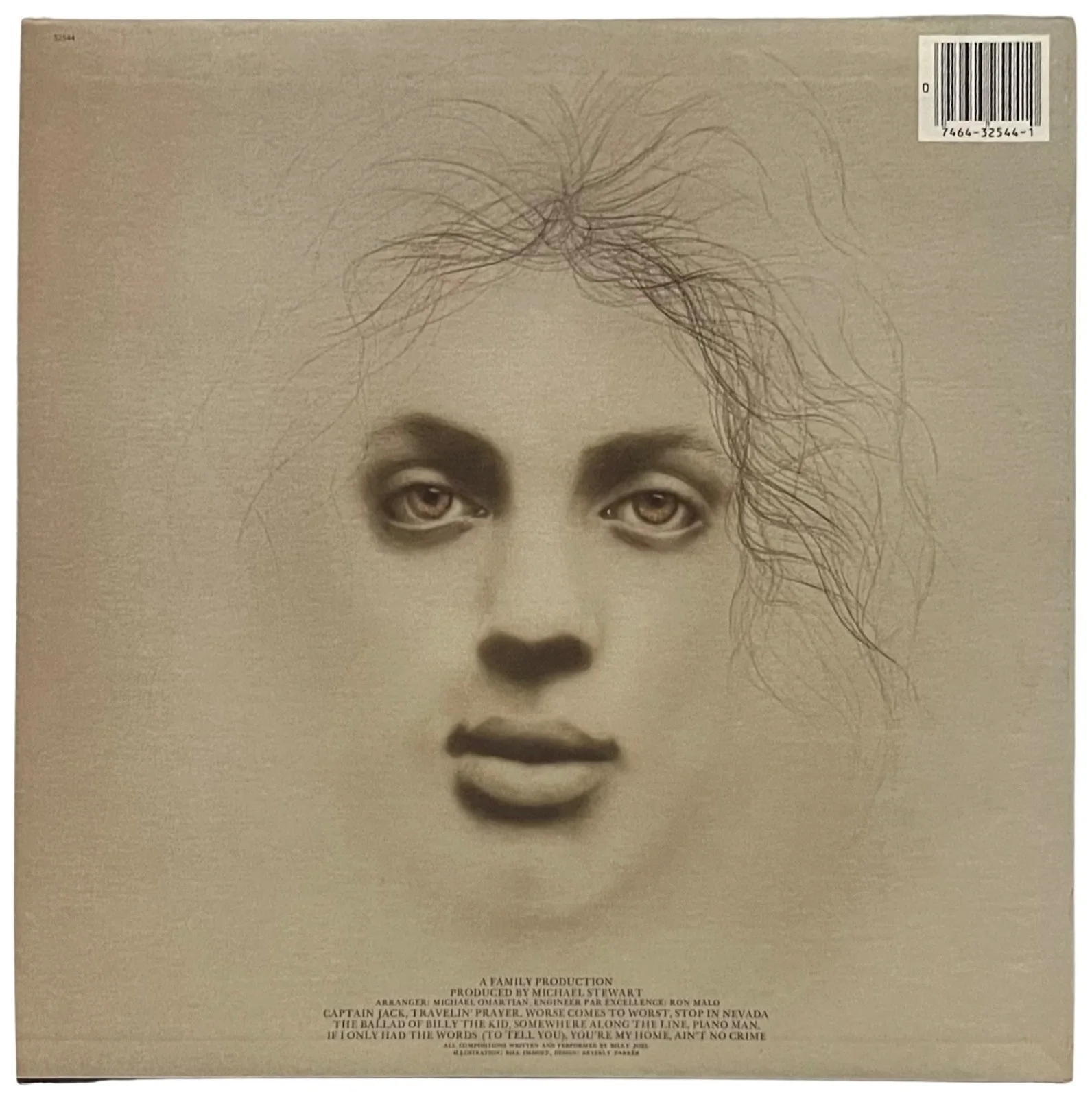 BILLY JOEL SIGNED PIANO MAN VINYL RECORD PSA COA AD48271, image 2