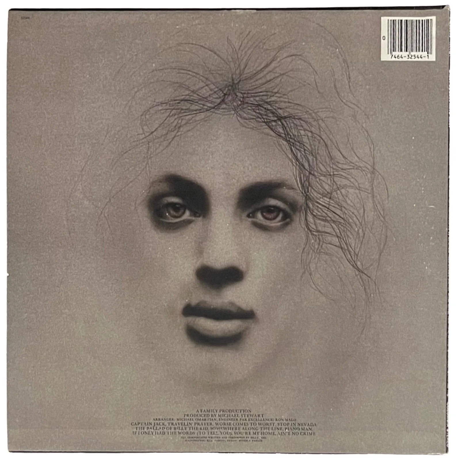 BILLY JOEL SIGNED PIANO MAN VINYL RECORD PSA COA AA68533, image 2