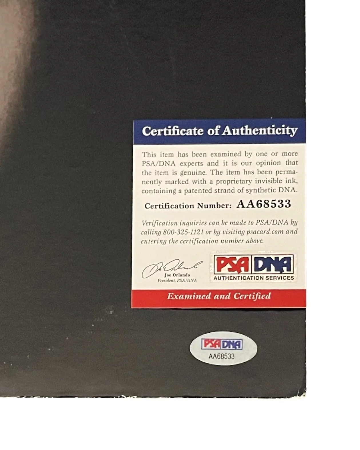 BILLY JOEL SIGNED PIANO MAN VINYL RECORD PSA COA AA68533, image 3