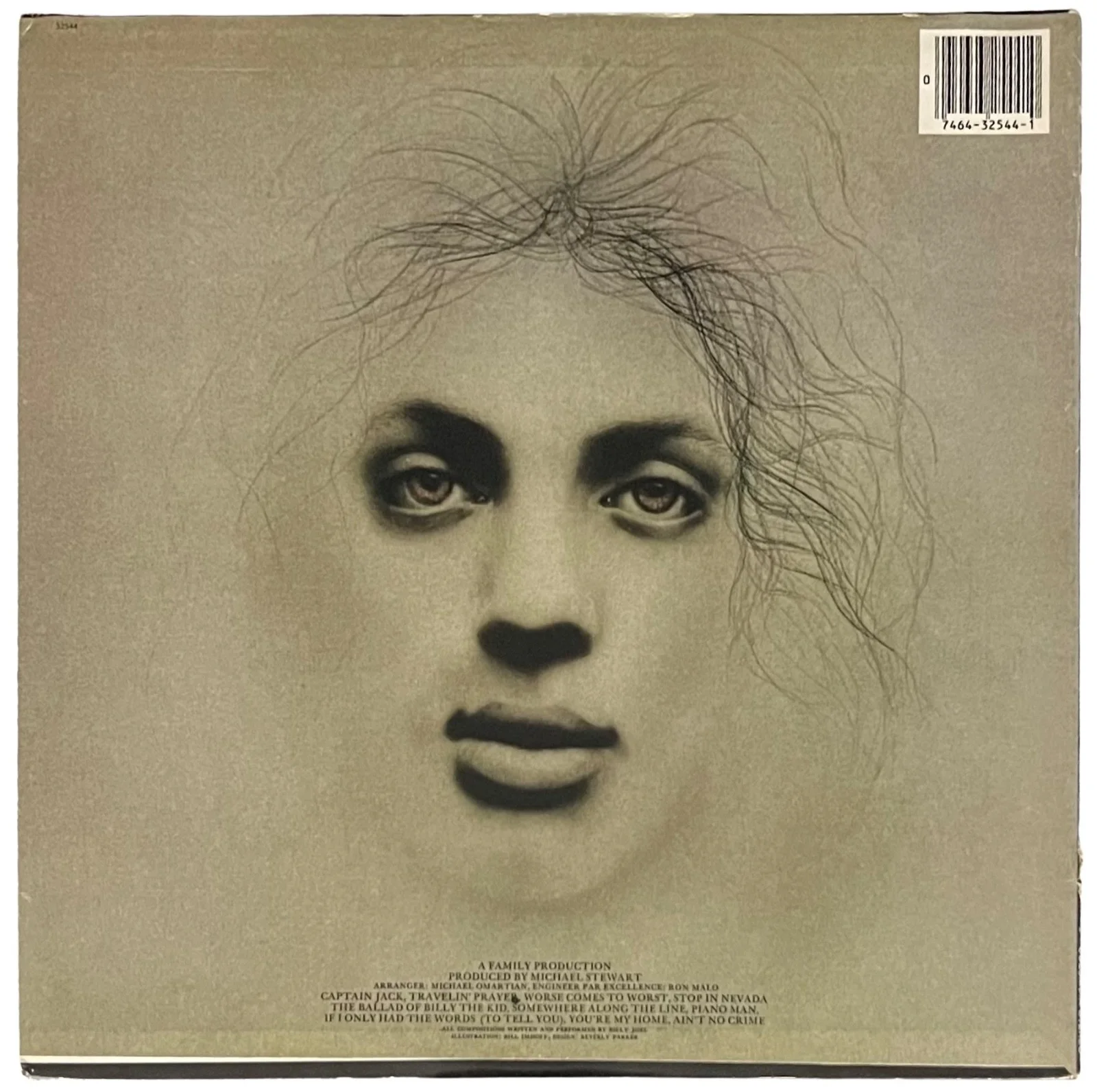 BILLY JOEL SIGNED PIANO MAN VINYL RECORD PSA COA AD48268, image 2