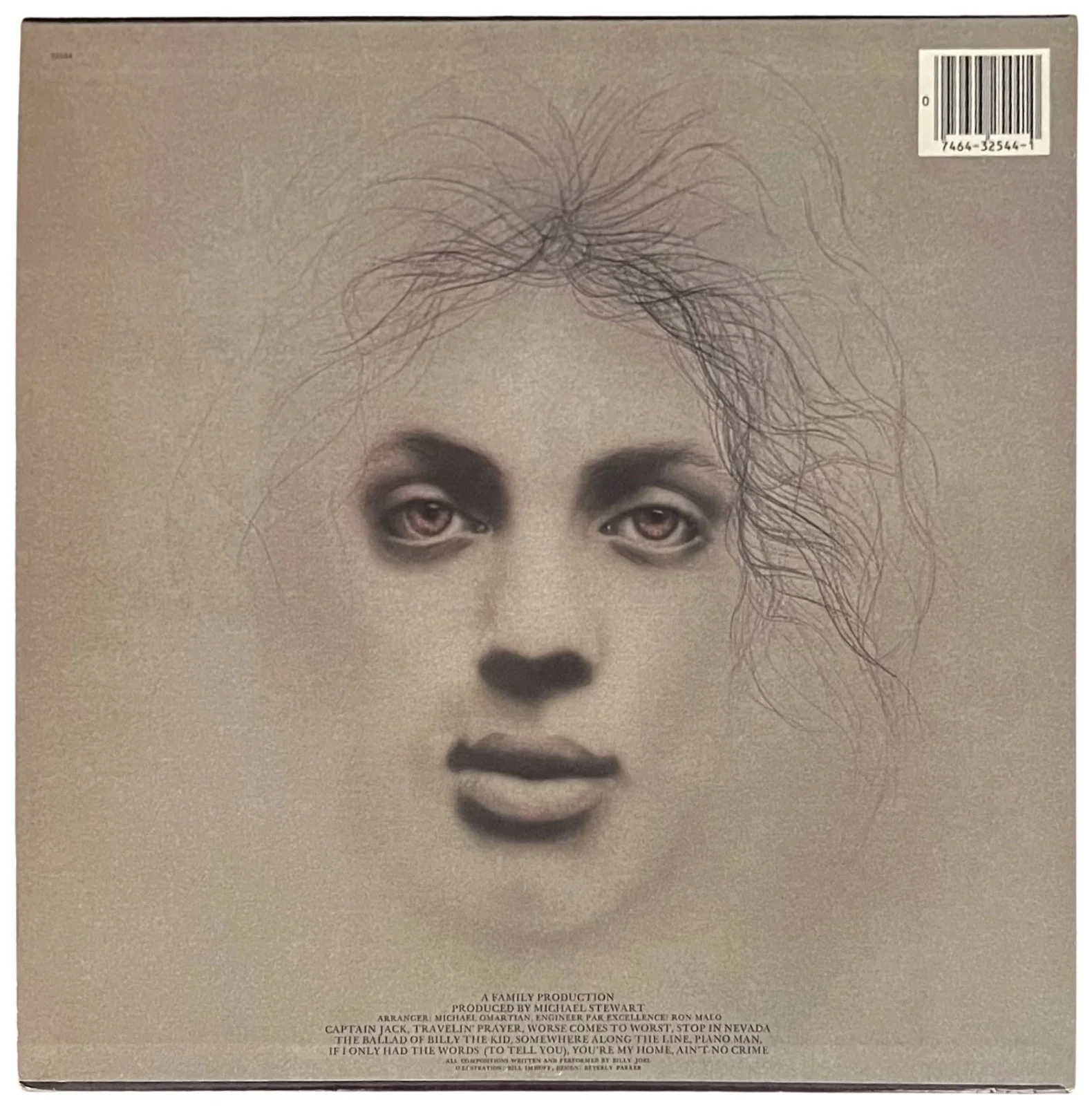 BILLY JOEL SIGNED PIANO MAN VINYL RECORD PSA COA AA68532, image 2