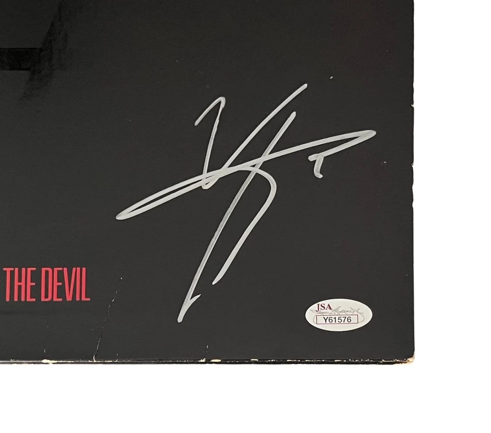 MOTLEY CRUE X4 NIKKI TOMMY MICK & VINCE SIGNED SHOUT AT THE DEVIL RECORD JSA LOA, image 3