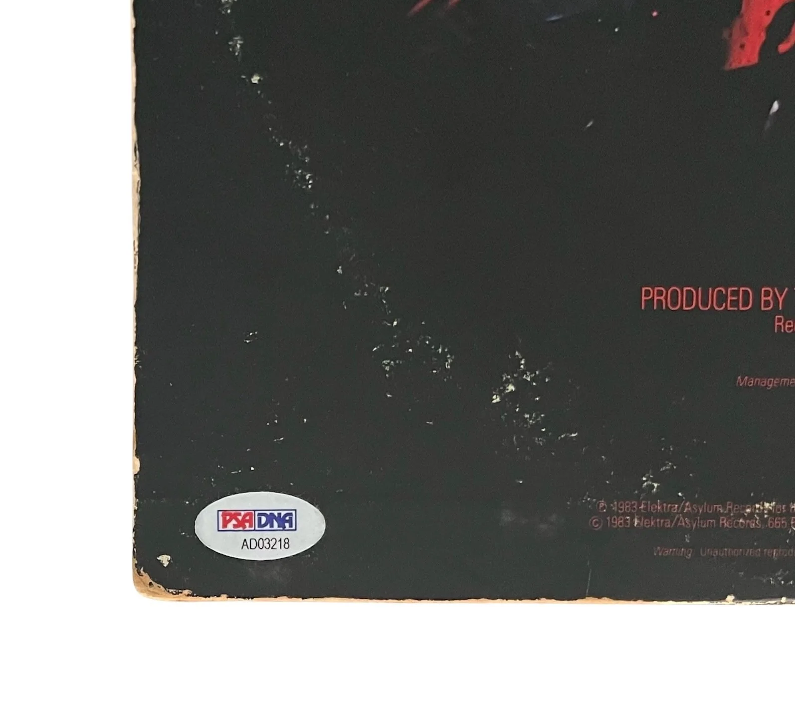 MOTLEY CRUE X4 TOMMY VINCE NIKKI & MICK SIGNED SHOUT AT THE DEVIL RECORD PSA LOA, image 3