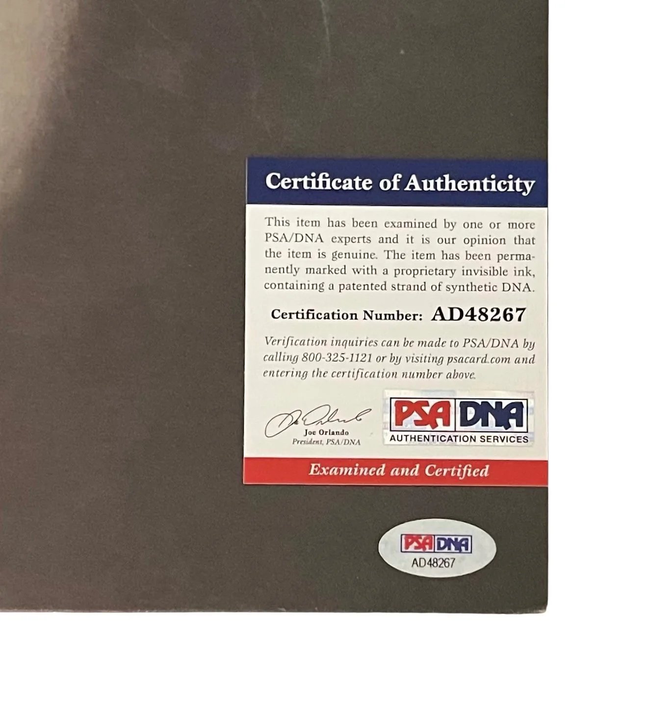 BILLY JOEL SIGNED PIANO MAN VINYL RECORD PSA COA AD48267, image 3