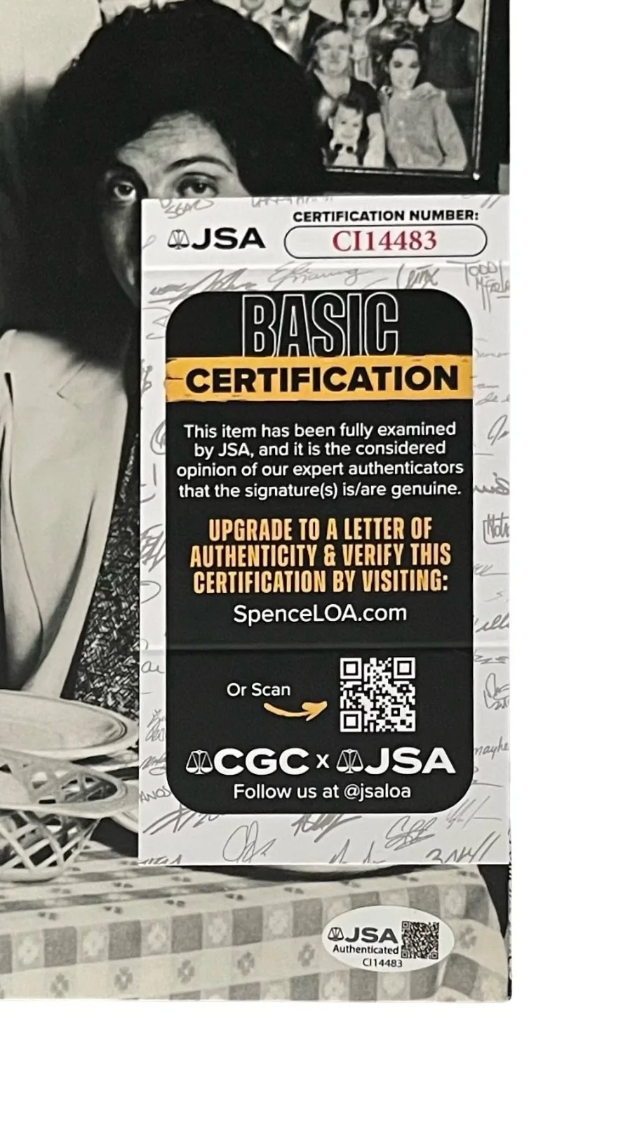 BILLY JOEL SIGNED THE STRANGER VINYL RECORD JSA COA CI14483, image 3