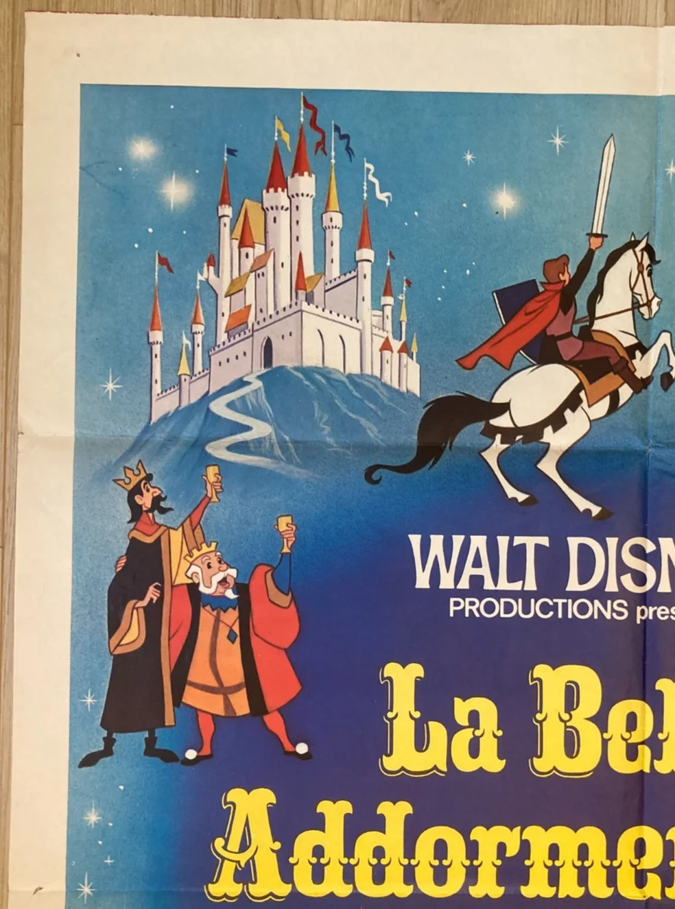 SLEEPING BEAUTY (RR 1969) Original Cinema ITALIAN 2 Fogli Movie POSTER 39x55in, изображение 2