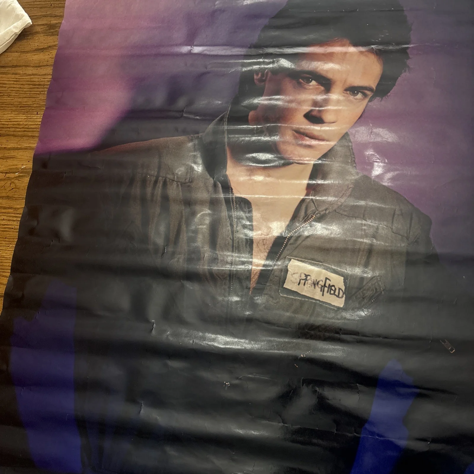 Vintage Poster 1982 Rick Springfield 36x24 Rolled RCA Records USA Record Store, image 3