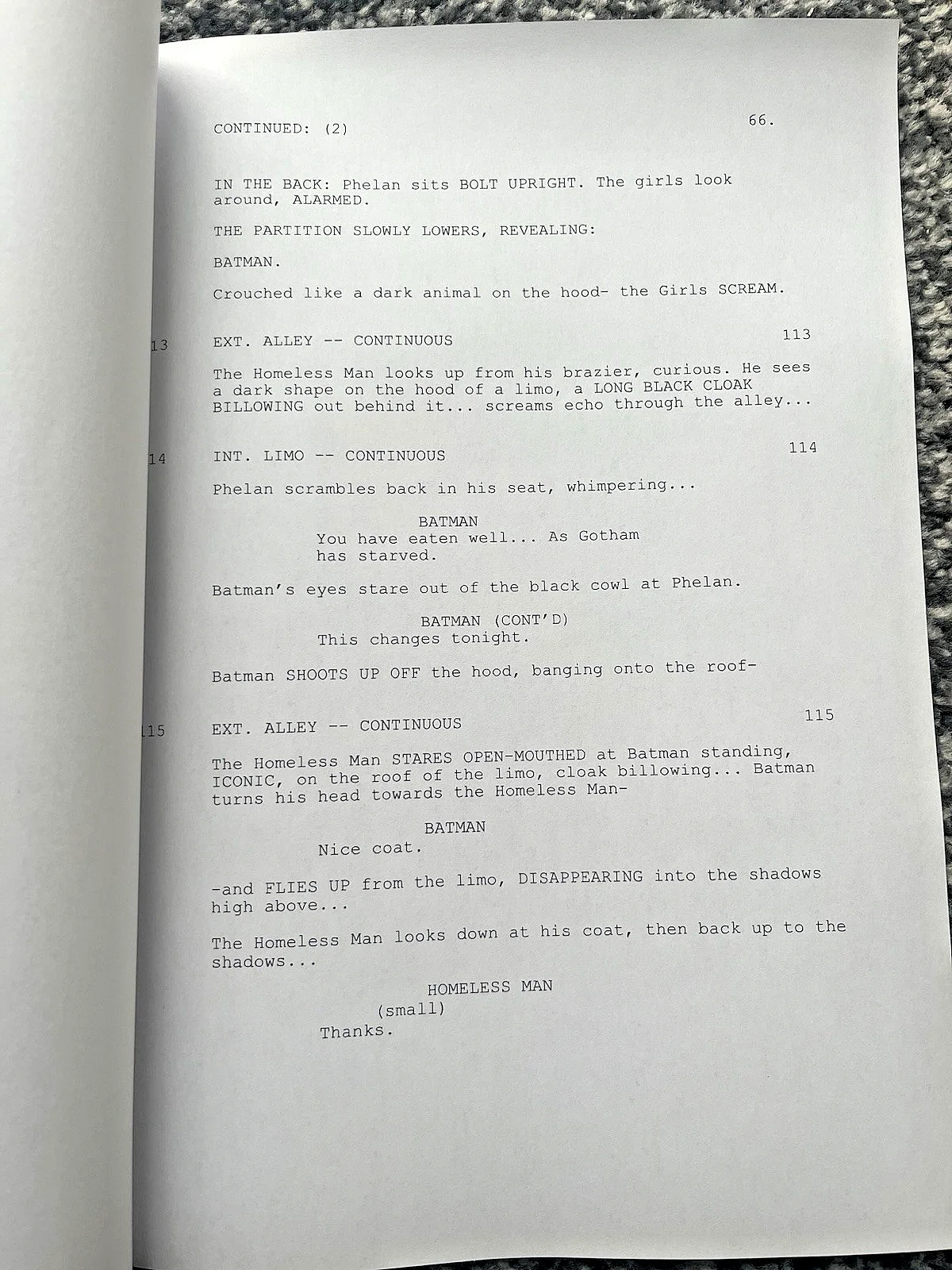 Batman Begins Film Screenplay / Script. Christian Bale, Cillian Murphy., image 2