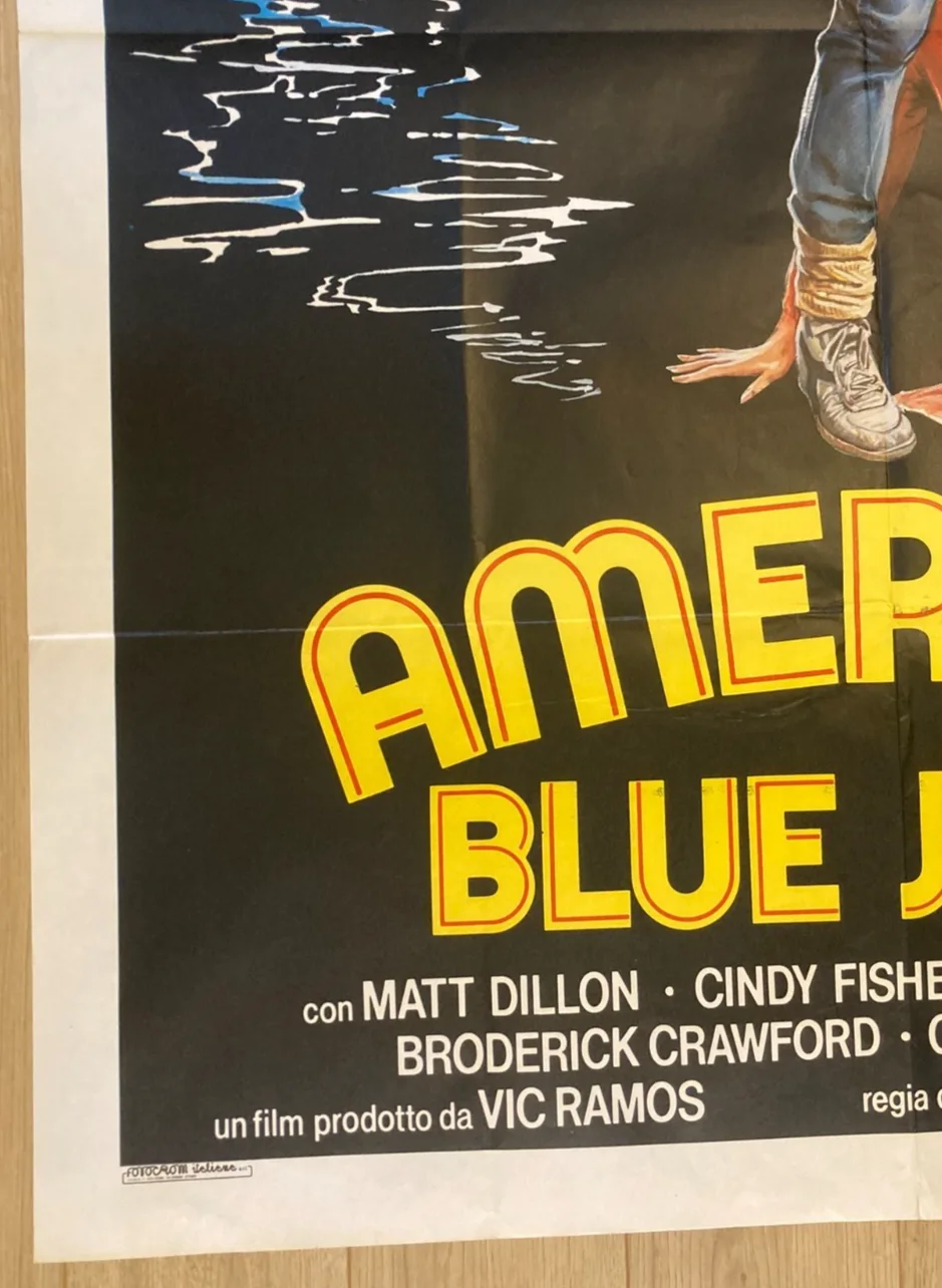 LIAR'S MOON 1982 Original Cinema ITALIAN 2 Fogli Movie POSTER 39x55in Dillon, изображение 4