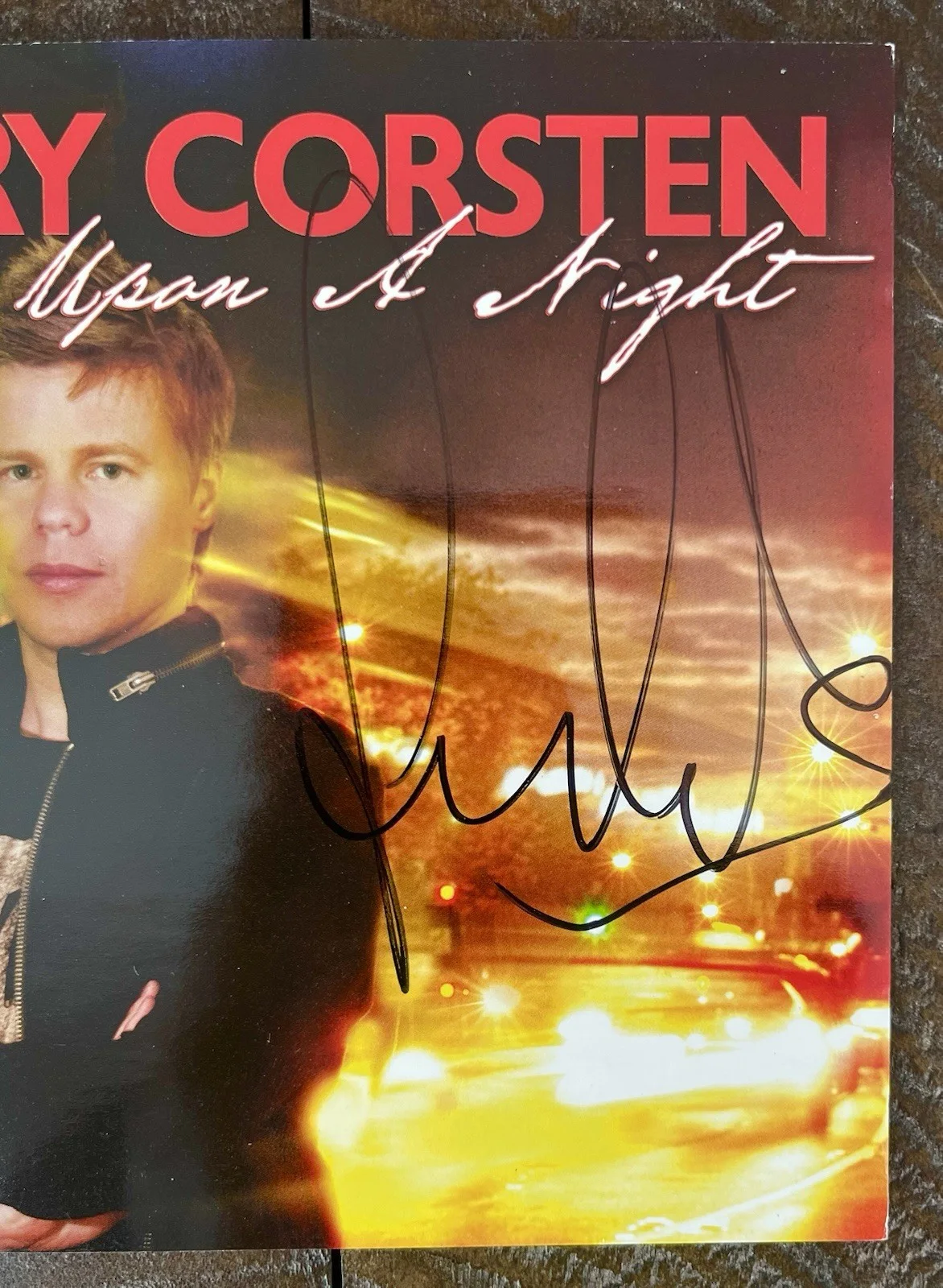 Ferry Corsten - Once Upon A Night CD Booklet And CD Signed Autographed!! RARE, image 2