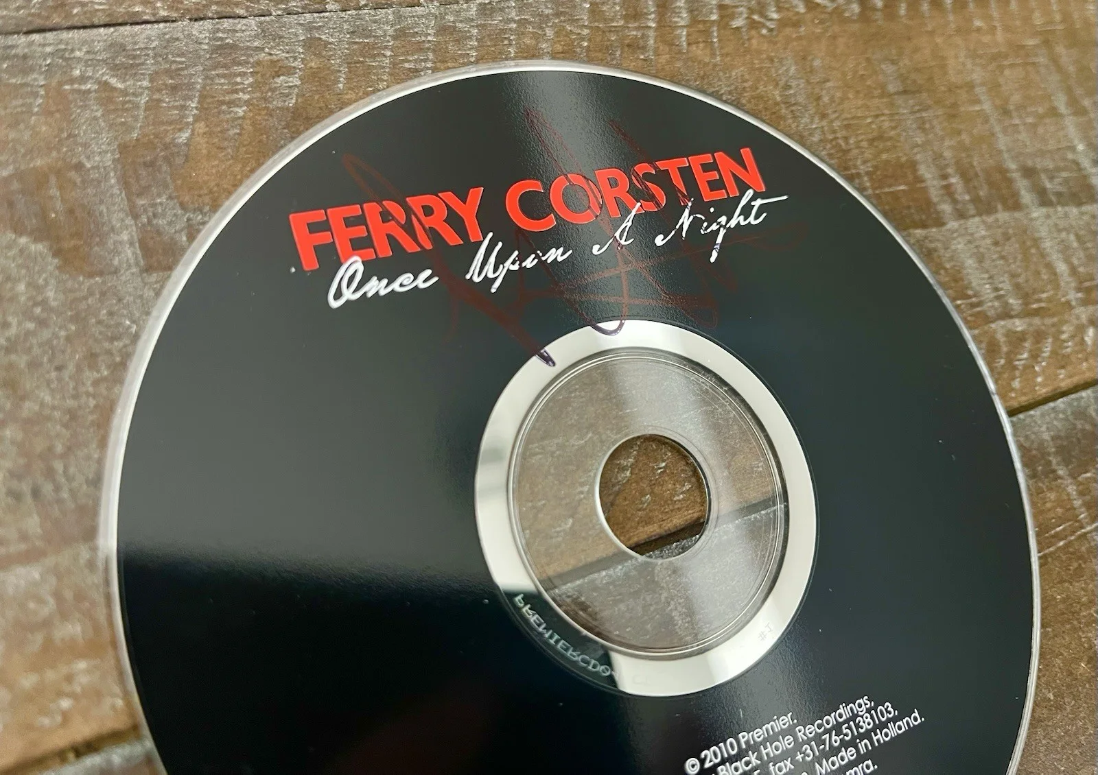 Ferry Corsten - Once Upon A Night CD Booklet And CD Signed Autographed!! RARE, image 5