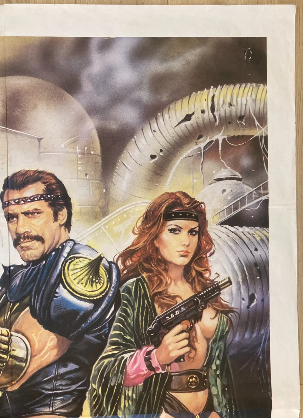 THE NEW BARBARIANS 1983 Original Cinema ITALIAN 2 Fogli Movie POSTER 39x55in, изображение 3