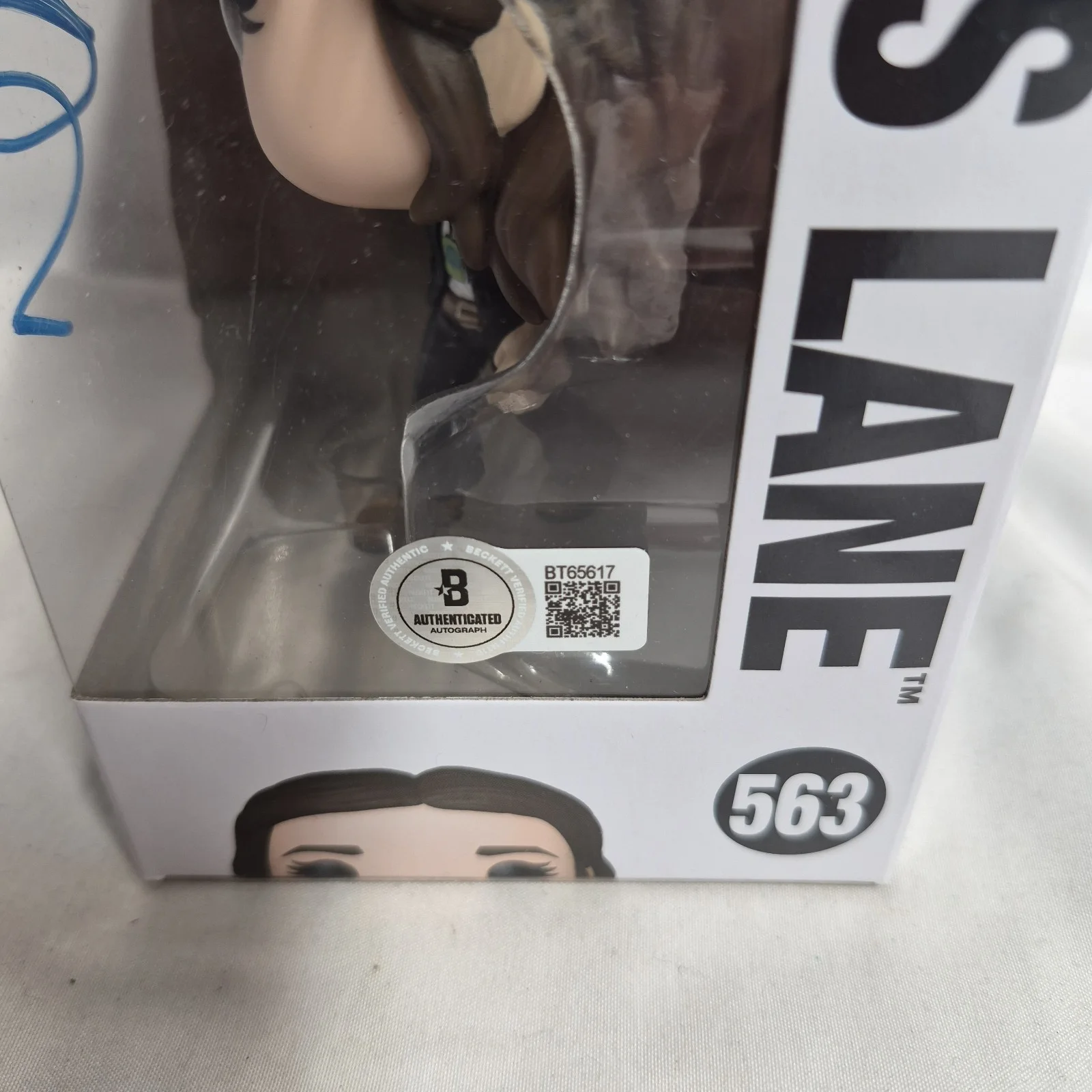 RACHEL BROSNAHAN — Rachel Brosnahan Signed Superman Lois Lane Funko Pop 563 Autograph Beckett COA, изображение 3