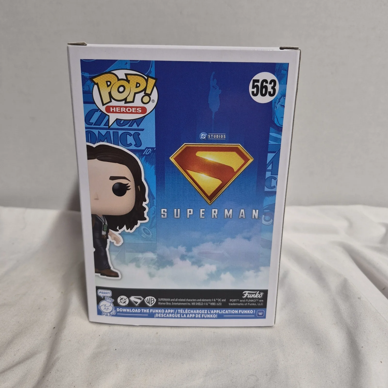 RACHEL BROSNAHAN — Rachel Brosnahan Signed Superman Lois Lane Funko Pop 563 Autograph Beckett COA, изображение 4