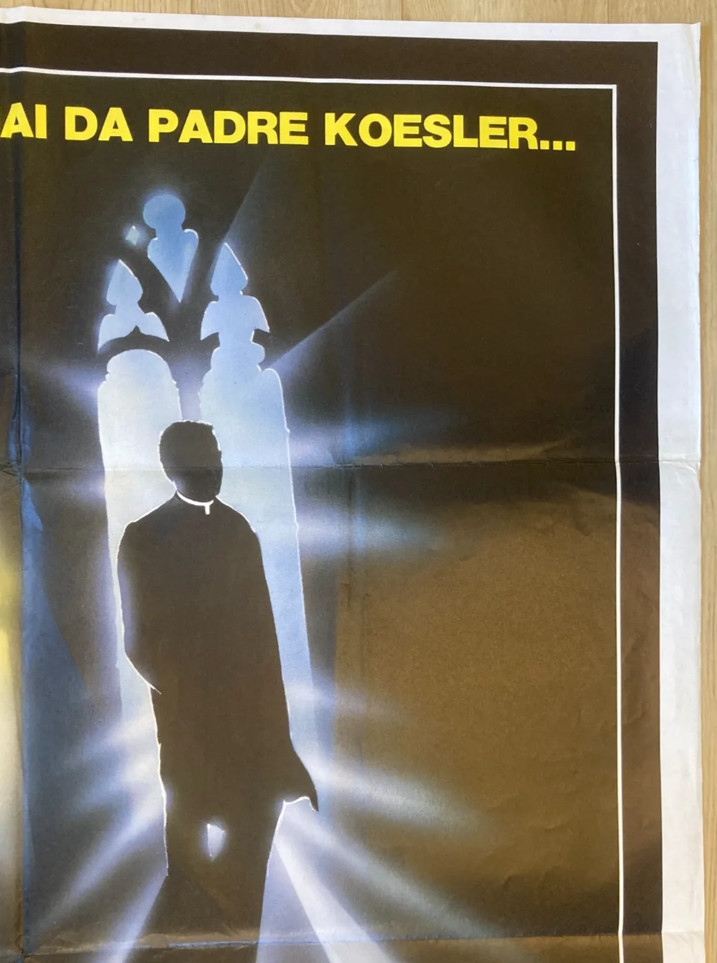 THE ROSARY MURDERS 1987 Original Cinema ITALIAN 2 Fogli Movie POSTER 39x55in, изображение 3