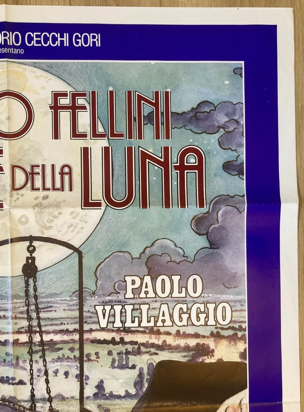 THE VOICE OF THE MOON 1990 Original Cinema ITALIAN 2 Fogli Movie POSTER 39x55in, изображение 3